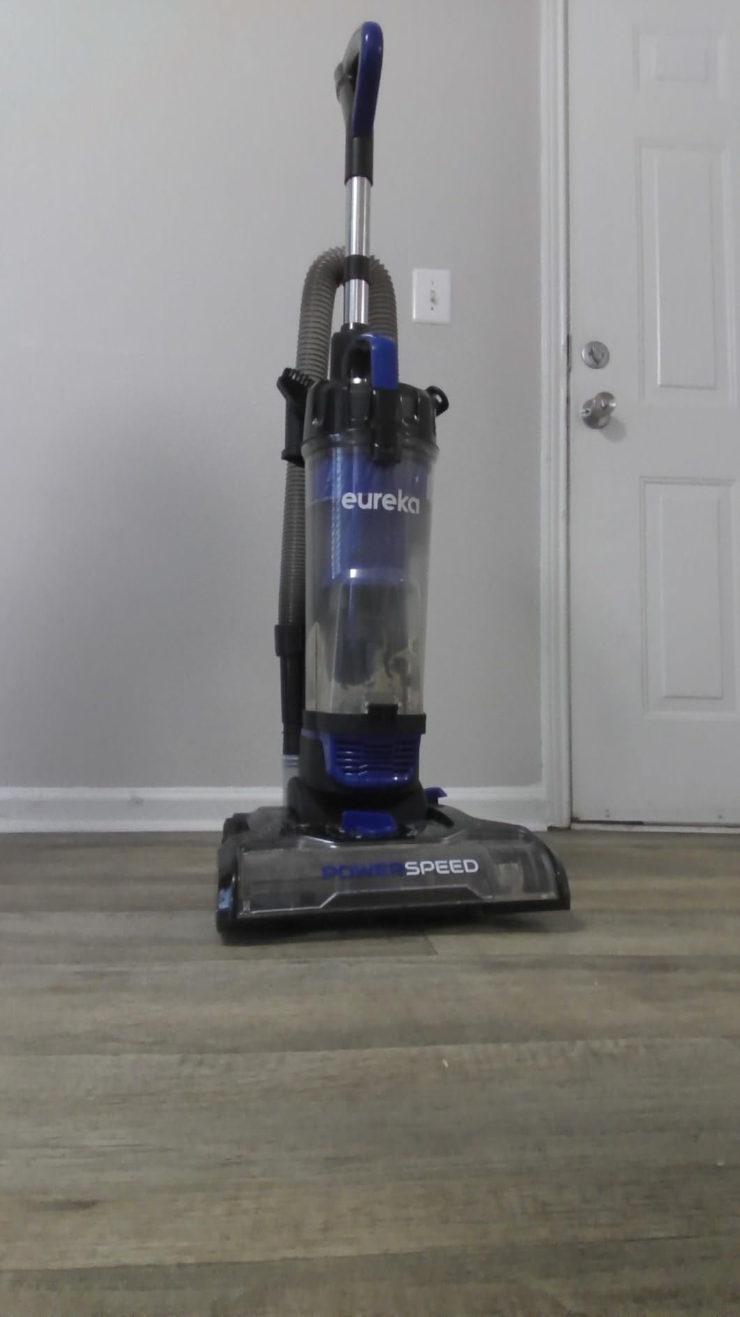 Eureka Lightweight Powerful Upright Vacuum Cleaner for Carpet and Hard Floor, PowerSpeed, New Model,Blue,black/New Model customer photo 2