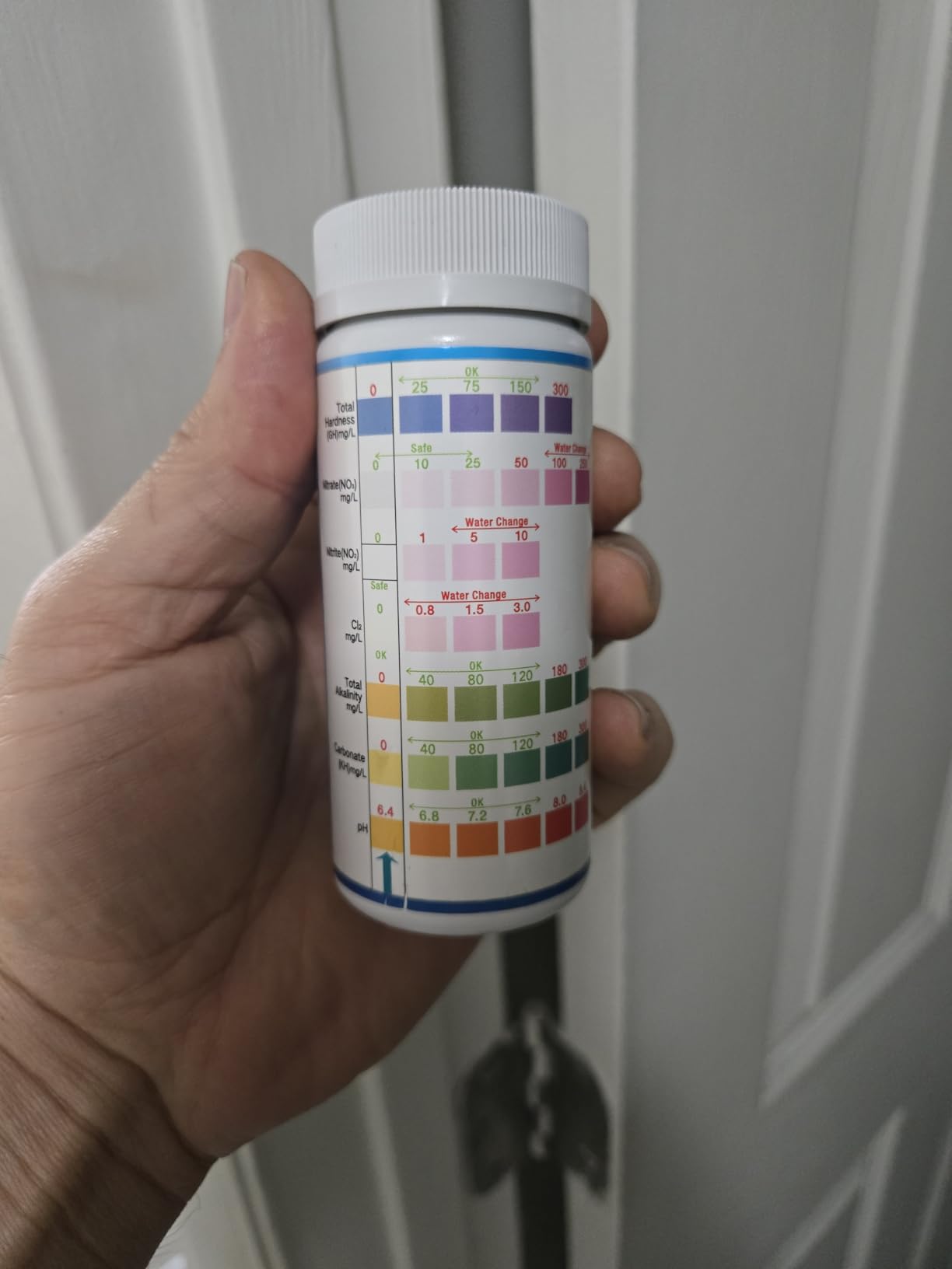 Aquarium Test Strips for Freshwater Fish: 7 in 1 Fish Tank Water Testing Kit for Aquarium Pond - 100 Strips customer photo 2