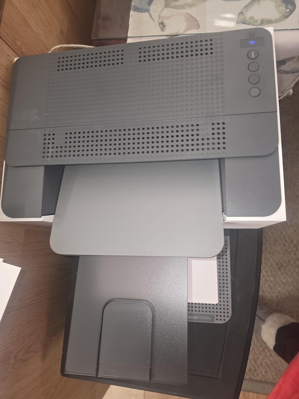 HP LaserJet M209dw Wireless Printer, Print, Fast speeds, Easy Setup, Mobile Printing, Best-for-Small Teams, Instant Ink Eligible customer photo 1