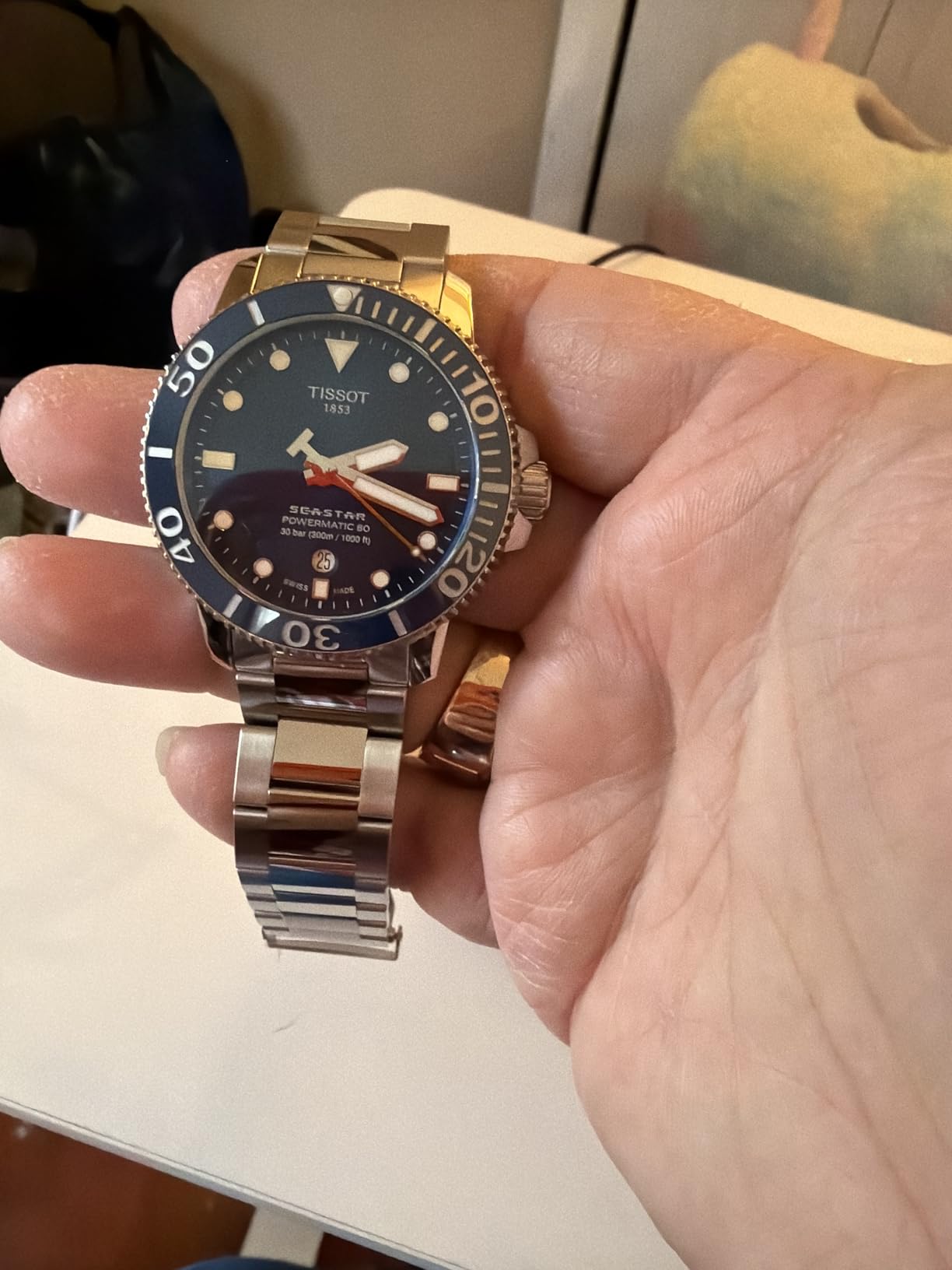 Tissot Seastar GTS AUT SS BL customer photo 1