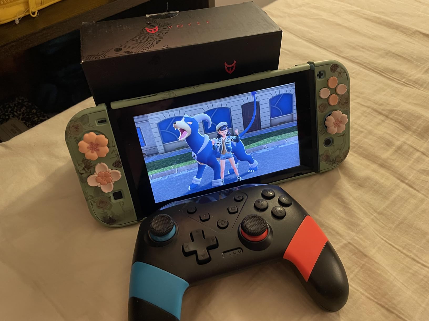 Switch Controllers Compatible with Switch/Lite/OLED, Programming Wireless Pro Controller with Motion Control, Vibration, Wake-up, Turbo, Screenshot customer photo 1