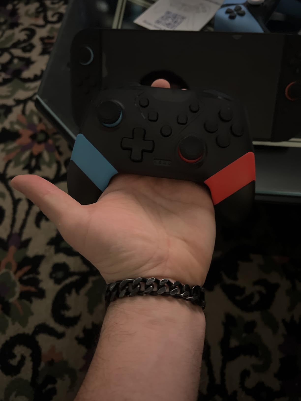Switch Controllers Compatible with Switch/Lite/OLED, Programming Wireless Pro Controller with Motion Control, Vibration, Wake-up, Turbo, Screenshot customer photo 2