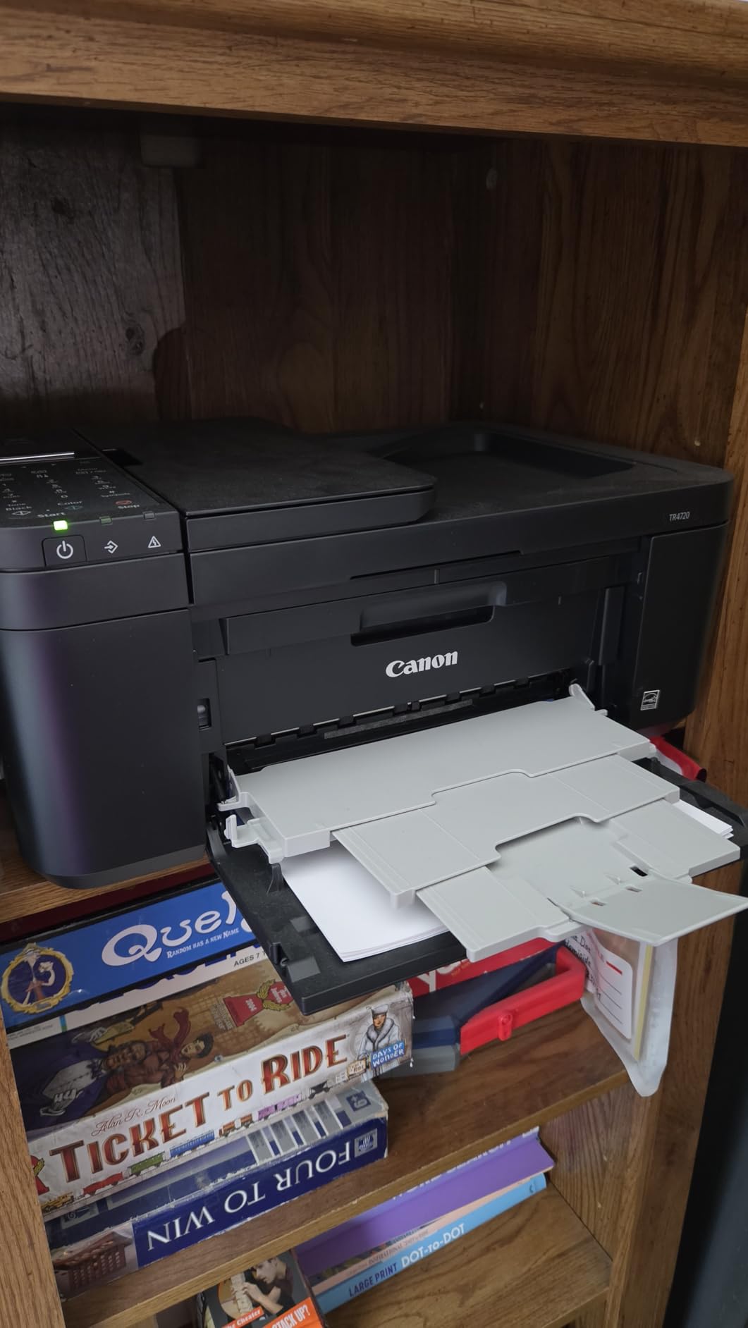 Canon PIXMA TR4720 All-in-One Wireless Printer, Home Use with Auto Document Feeder, Mobile Printing and Built-in Fax customer photo 2