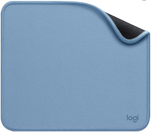 Logitech Mouse Pad - Studio Series, Computer Mouse Mat with Anti-Slip Rubber Base, Easy Gliding, Spill-Resistant Surface, Durable Materials, Portable, in a Fresh Modern Design, Graphite customer photo 2