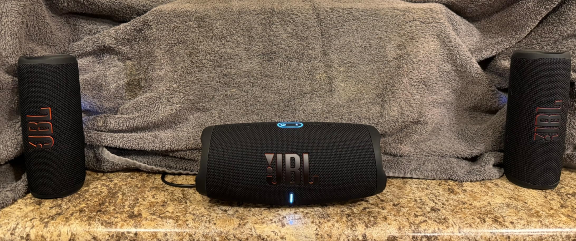 JBL Flip 6 - Portable Waterproof Speaker - Blue customer photo 2