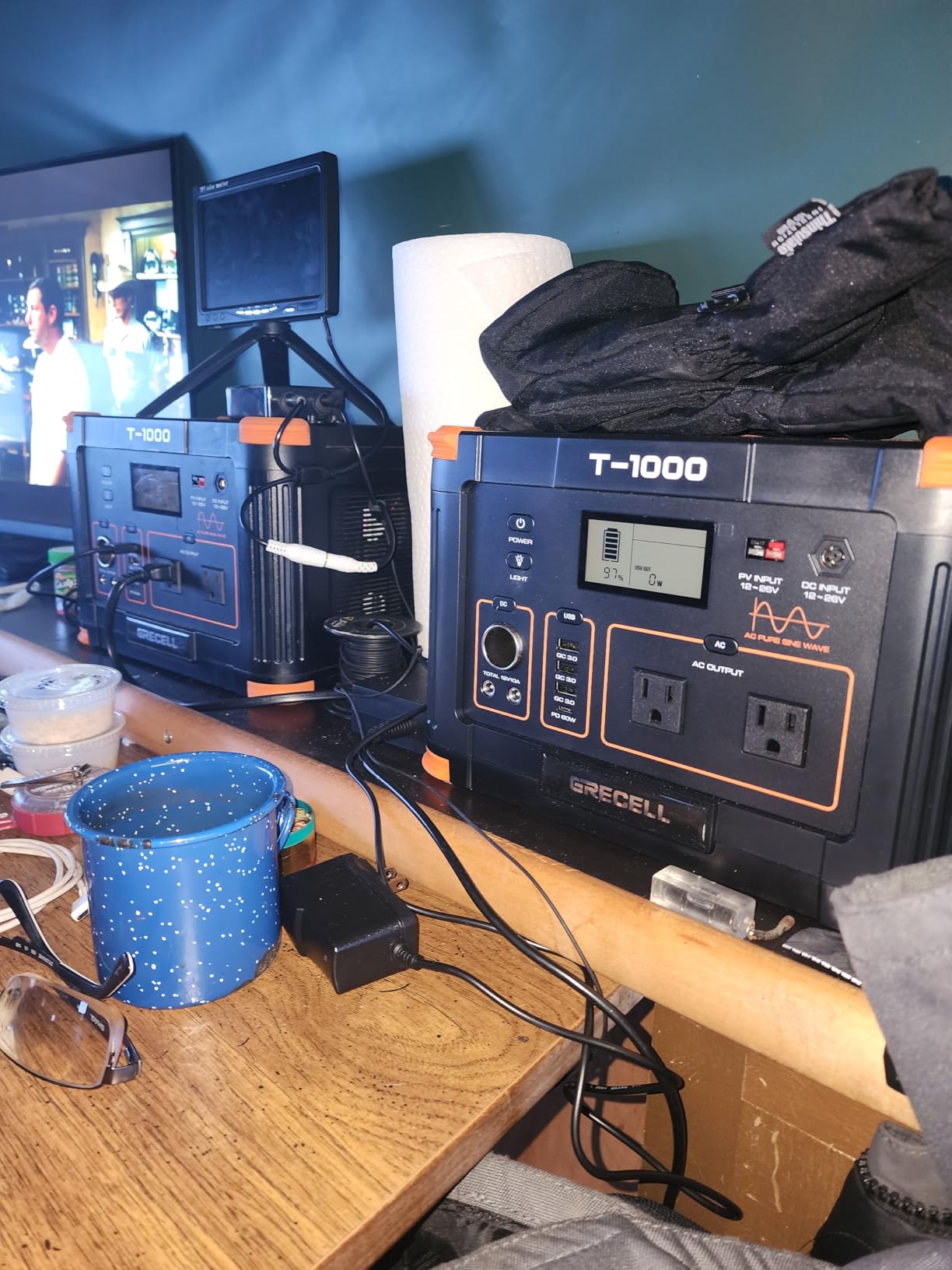 Portable Power Station 330W, GRECELL 230.88Wh Solar Generator customer photo 1