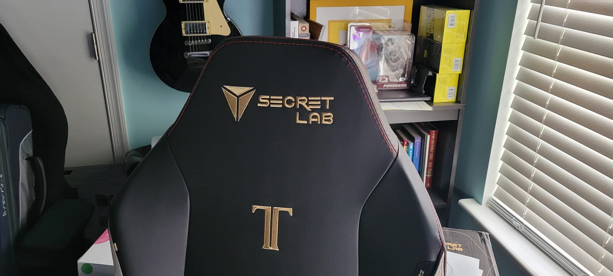 Secretlab Titan Evo Black Gaming Chair - Regular, Leatherette, Ergonomic | Lumbar Support, High Back, Reclining, Magnetic Head Pillow, Standard (285 lbs), 4D Armrests, Height Adjustable, Basic customer photo 2