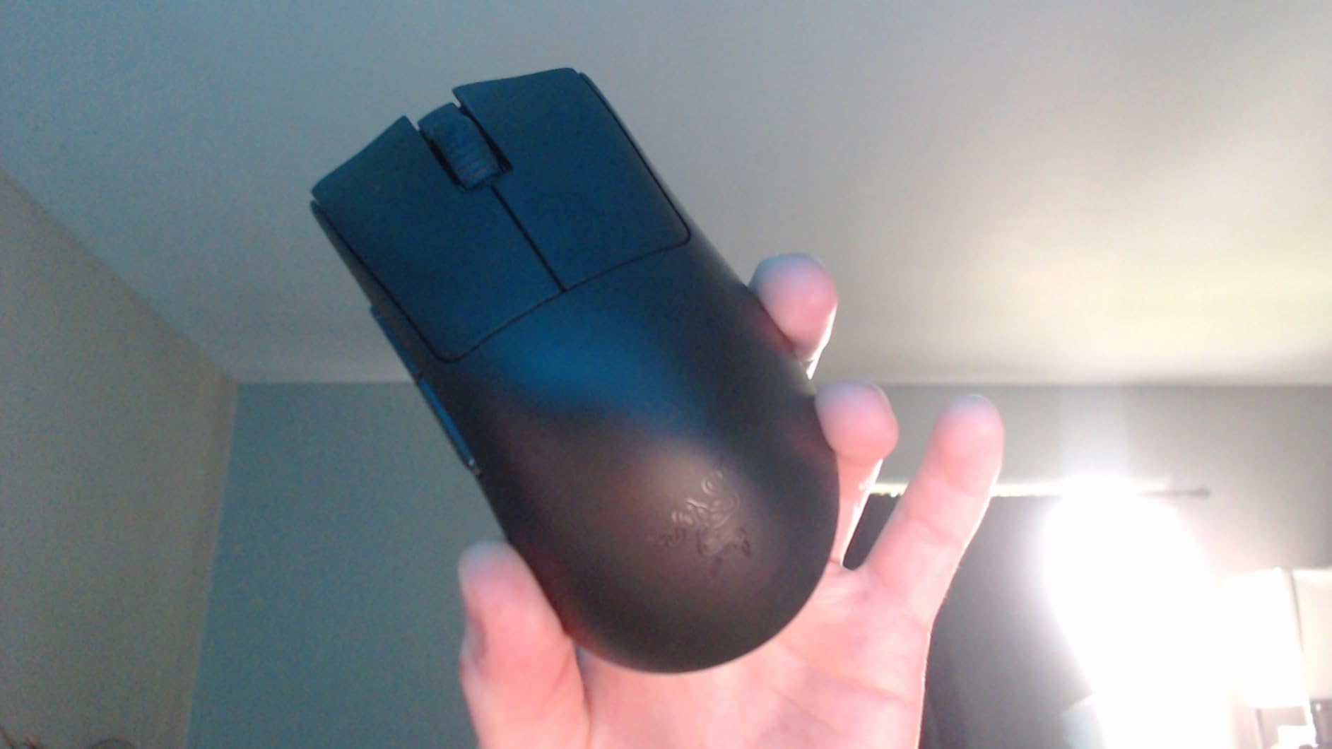 Razer DeathAdder V3 Pro Wireless Gaming Mouse, 64g, 90 Hr Battery, White customer photo 1