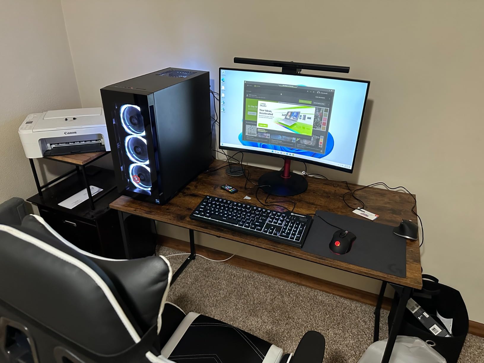 CyberPowerPC Gamer Xtreme VR Gaming PC, Intel Core i7-12700F 2.1GHz, GeForce RTX 3060 12GB, 16GB DDR4, 1TB NVMe SSD customer photo 2