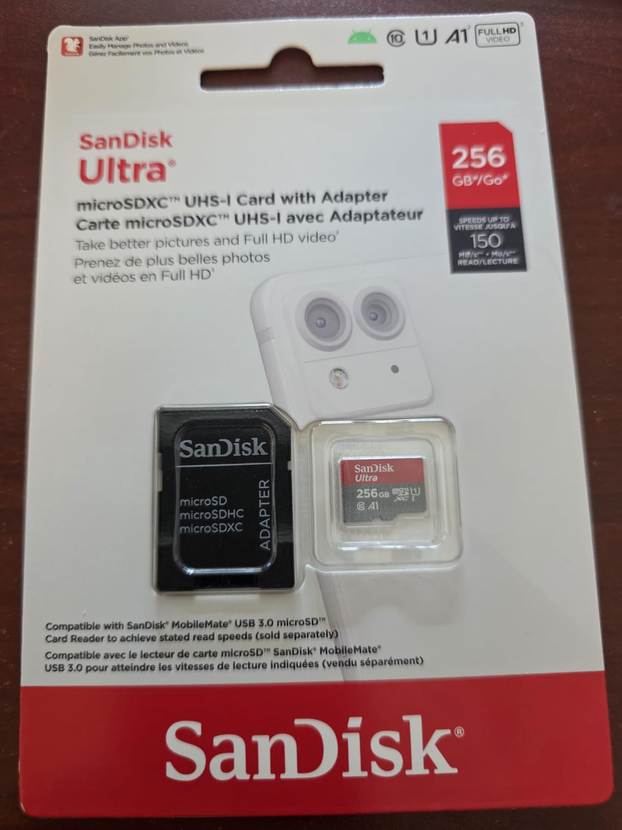 SANDISK 512GB Ultra microSDXC UHS-I Memory Card with Adapter - Up to 150MB/s, C10, U1, Full HD, A1, MicroSD Card - SDSQUAC-512G-GN6MA customer photo 1