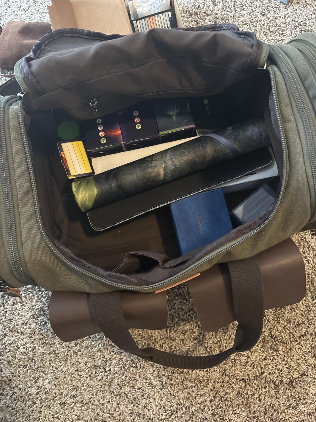 Wildroad Waxed Canvas Duffle Bag - 50L Weekender Overnight Travel Bag customer photo 1