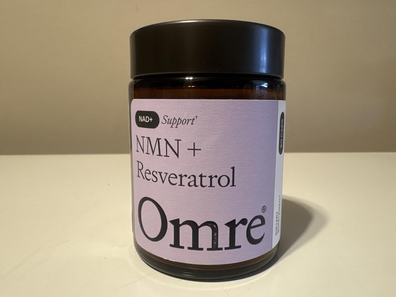 OMRE NMN + Resveratrol Supplement 99% Purity for Cellular Energy, NAD+ Boost | Highly Bioavailable Nicotinamide Mononucleotide Supplement Resveratrol 500mg & NMN 500mg, Made in USA, 60 Capsules customer photo 1