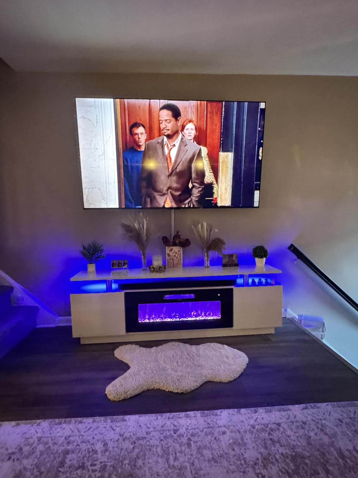 AMERLIFE Fireplace TV Stand with 36