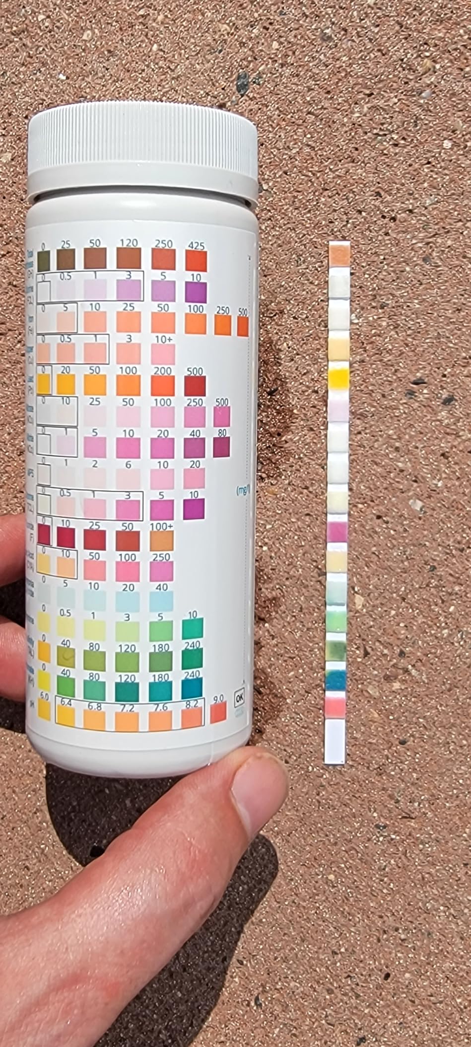 Umlecoa 7 in 1 Aquarium Test Kit for Freshwater and Saltwater - 125 Aquarium Test Strips with Test Tube & Thermometer customer photo 2