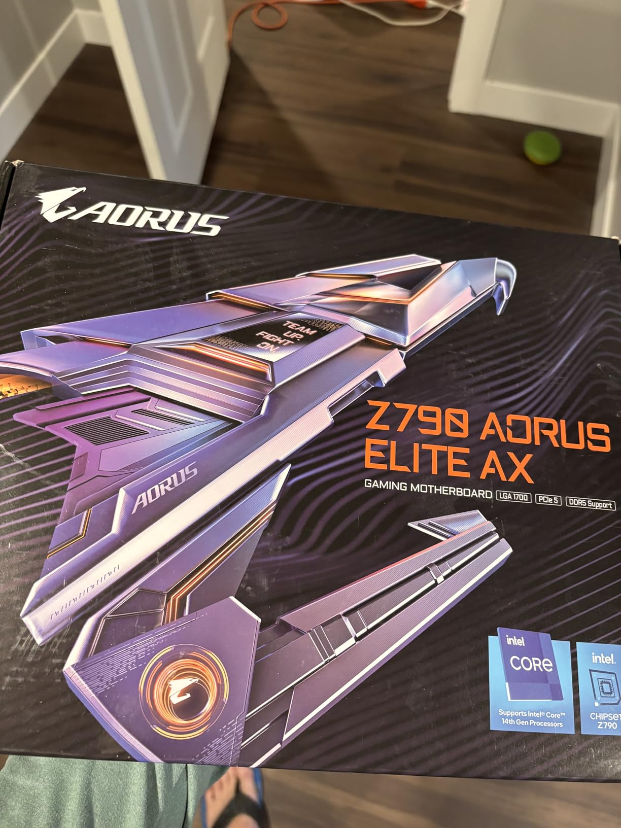 GIGABYTE Z790 AORUS Elite AX LGA 1700 ATX Motherboard, Intel Core 14th/13th/12th Gen, DDR5, 16+1+2 Power Phase, PCIe 5.0, WIFI6E customer photo 2