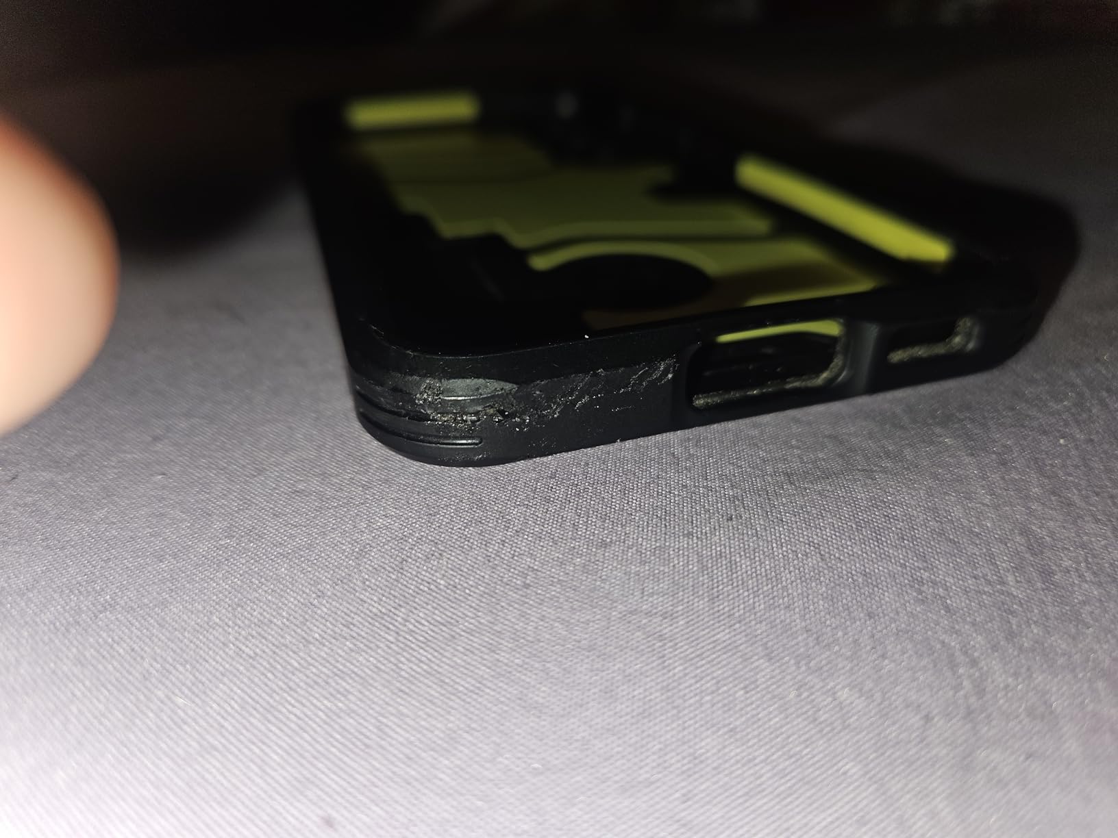 Spigen Tough Armor Designed for Galaxy S23 Case (2023) [Kickstand] [Military-Grade Protection] - Black customer photo 1