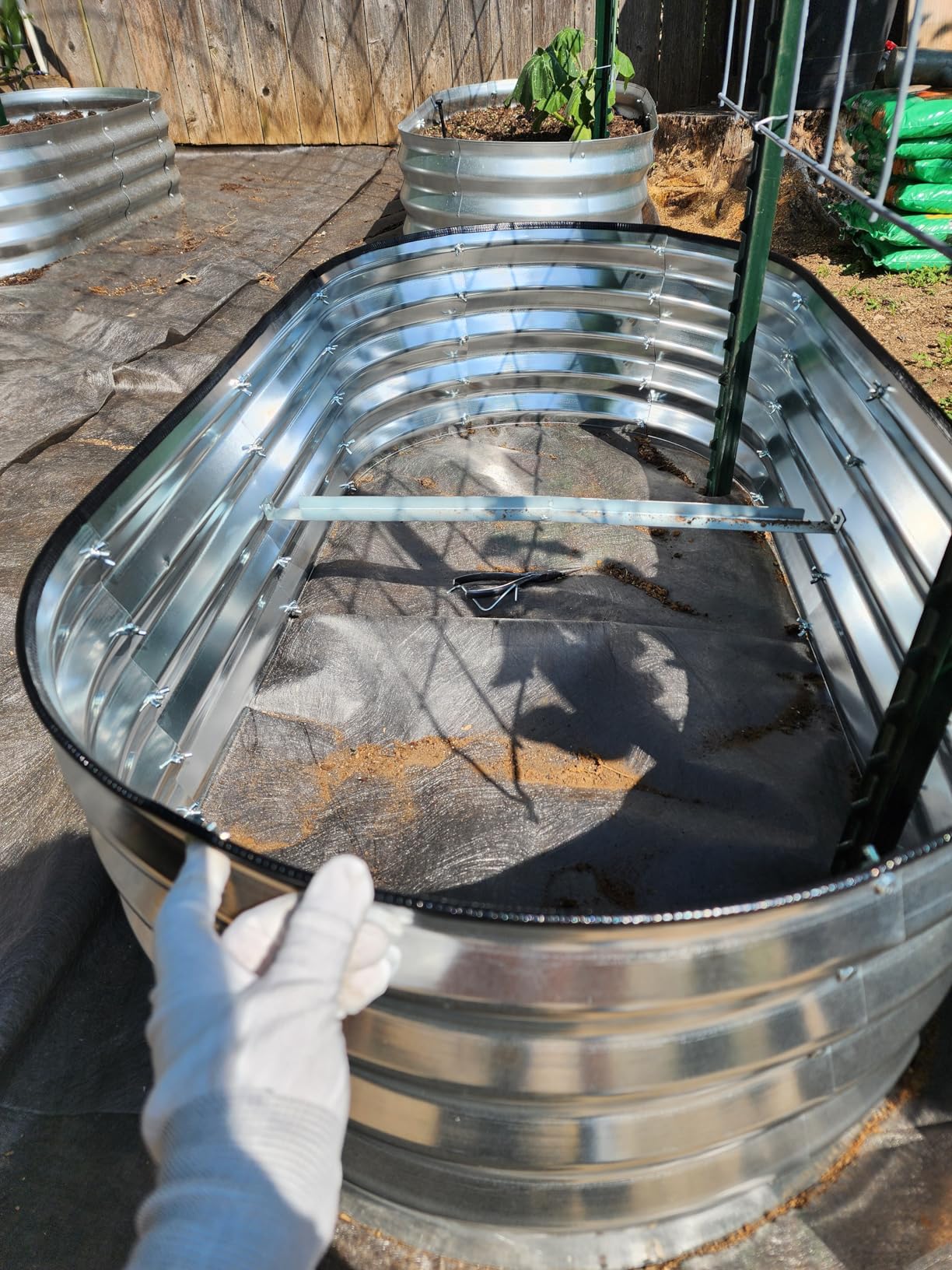 Utopia Home Galvanized Raised Garden Bed Kit 4x2x1ft, Planter Box Raised Garden Beds Outdoor, Easy Assembly Metal Raised Bed for Gardening Vegetables, Fruits, Flowers - Pack of 01 - Silver | Galvanized steel construction Rust resistant Easy assembly Vegetable and flower gardening customer photo 2