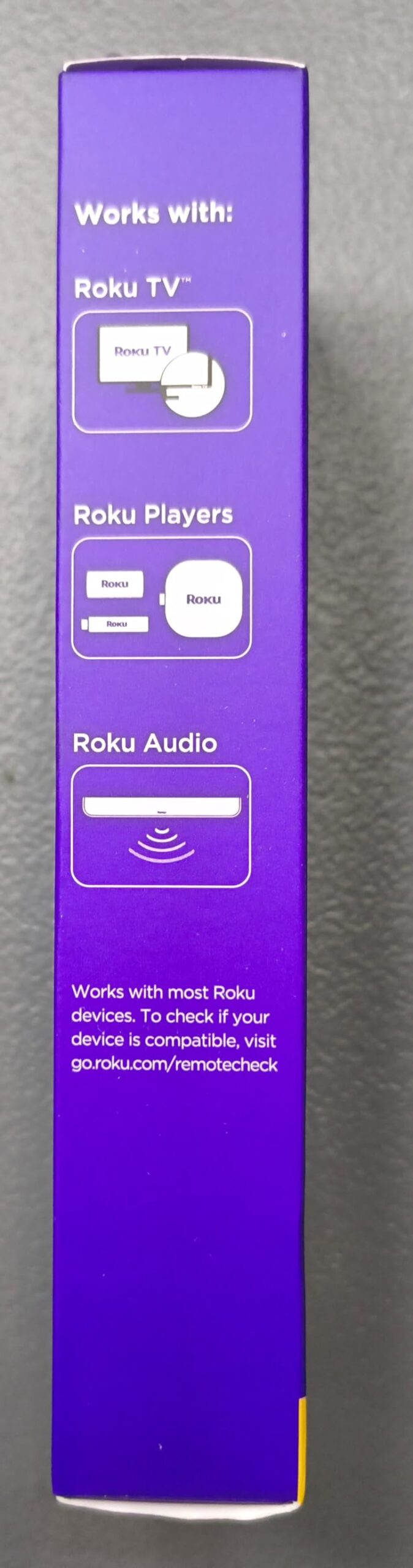 Roku Voice Remote | Replacement TV Remote Control with Voice Control, Simple Setup, & Pre-Set App Shortcuts - Compatible with Roku TV, Players, & Audio Devices customer photo 1