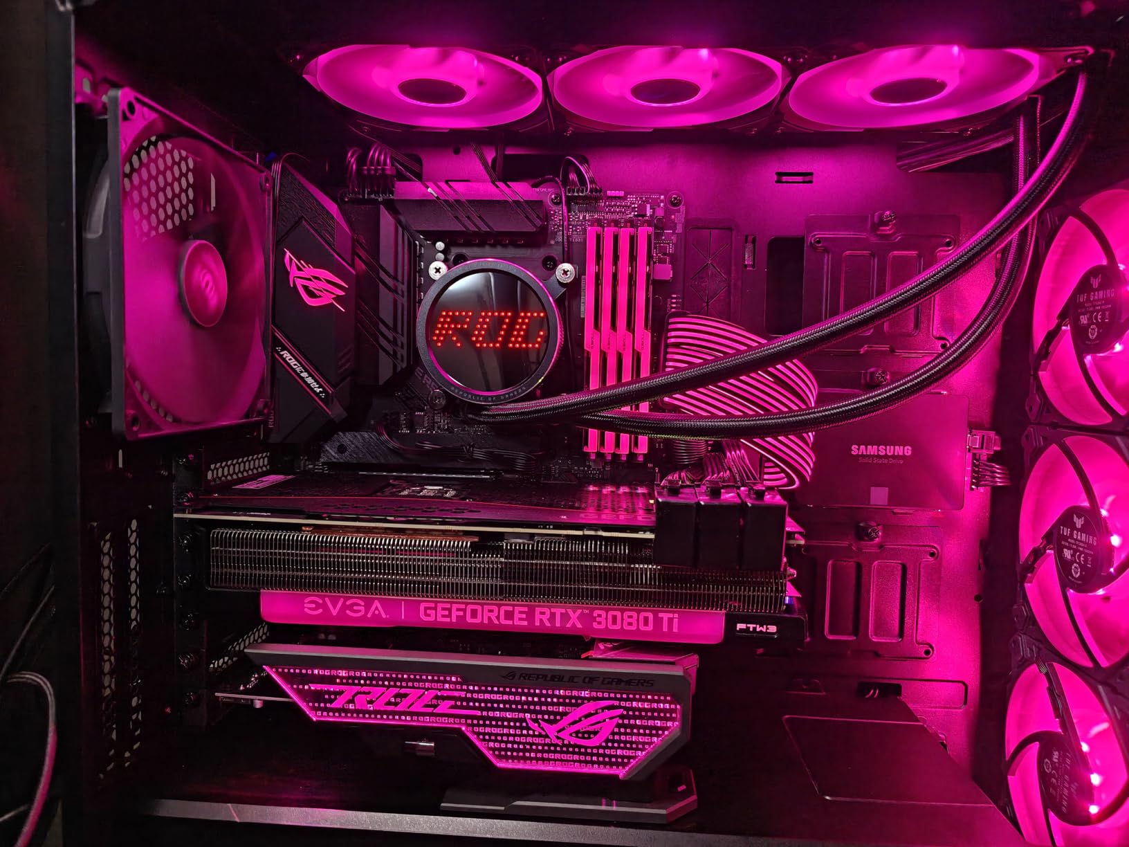 ASUS ROG RYUO III 240 ARGB All-in-one AIO Liquid CPU Cooler 240mm Radiator, Asetek 8th gen Pump Solution, Anime Matrix LED Display and ROG AF 12S ARGB Fan., 6 Year Warranty customer photo 1