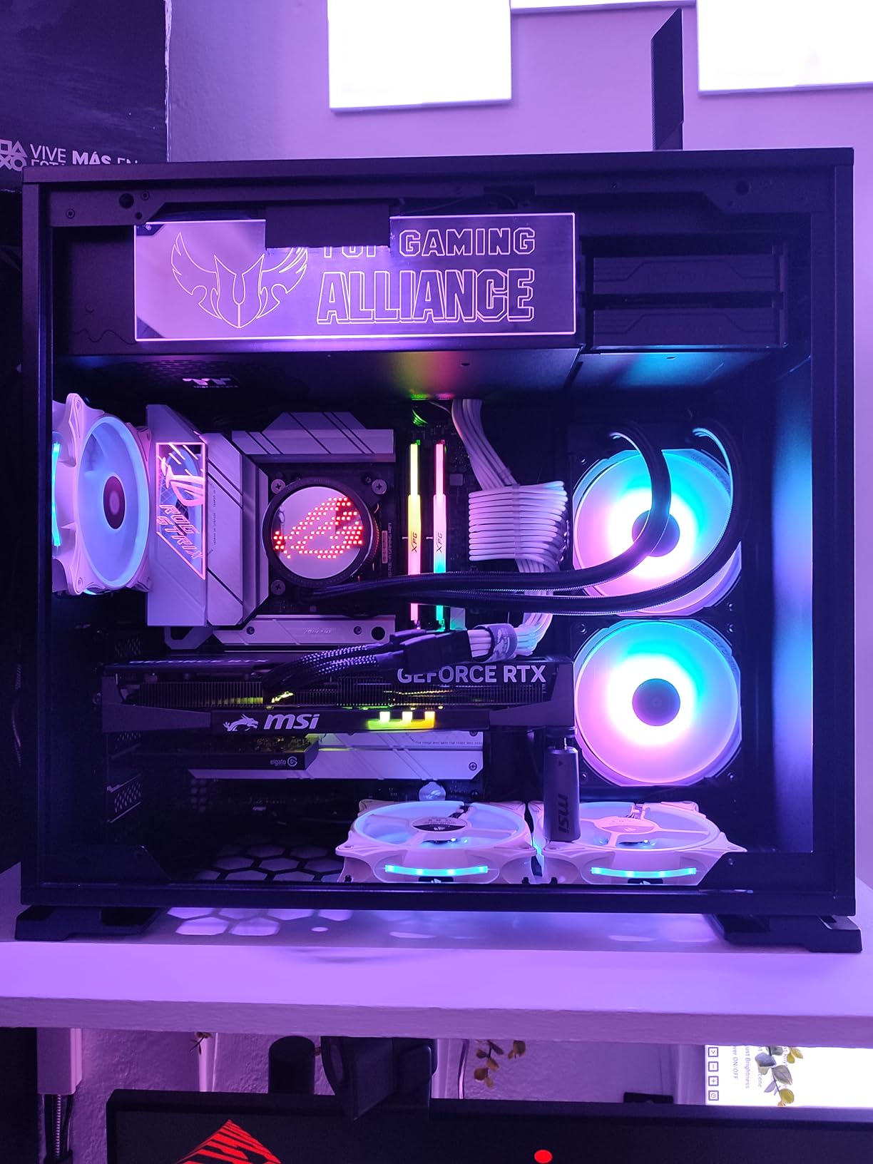 ASUS ROG RYUO III 240 ARGB All-in-one AIO Liquid CPU Cooler 240mm Radiator, Asetek 8th gen Pump Solution, Anime Matrix LED Display and ROG AF 12S ARGB Fan., 6 Year Warranty customer photo 2