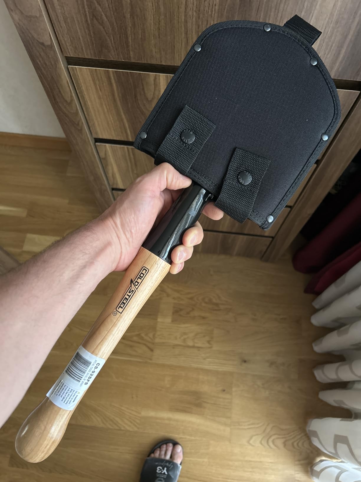 Cold Steel Special Forces Spetsnaz Shovel CS-92SFS with Medium Carbon Steel Blade, Hickory Handle, and Core-Ex Sheath customer photo 1