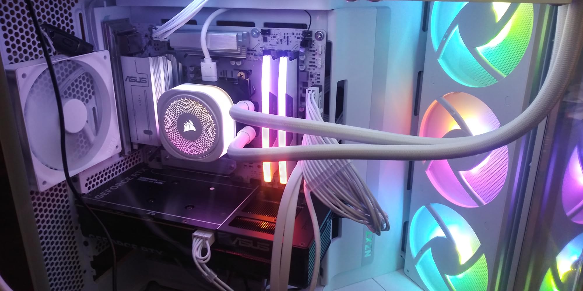 CORSAIR Vengeance RGB DDR5 RAM 32GB (2x16GB) 6000MHz CL36 Intel XMP 3.0 Computer Memory - Black (CMH32GX5M2E6000C36) customer photo 1