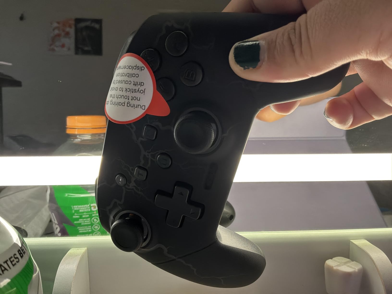 Switch Controllers Compatible with Switch/Lite/OLED/PC Windows, Programmable RGB Lightning LED, Wireless Pro Controller with One Key Pairing/Wake Up/Turbo/Vibration customer photo 2