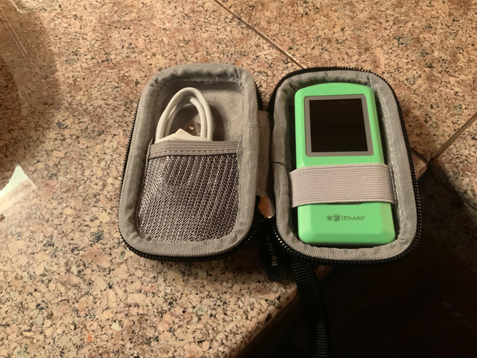 Aproca Grey Hard Carrying Travel Storage Case, for EMAY Portable ECG Monitor Wireless EKG Monitoring Devices customer photo 1