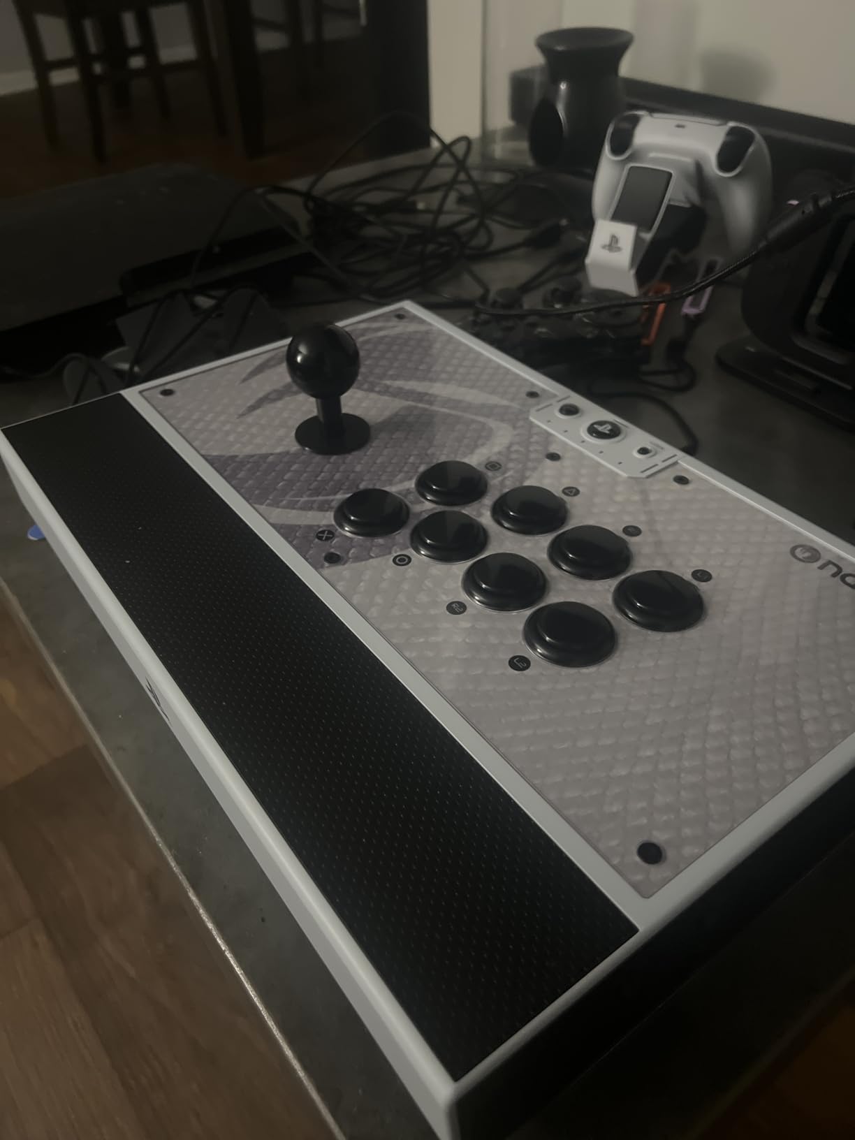 Nacon Daija Arcade Fight Stick Officially Licensed for PlayStation | For PS5, PS4 and Windows 10, 11 PC - Sanwa Joysticks and Action Buttons, Customizable Front Plate, 3-Meter Cable customer photo 2