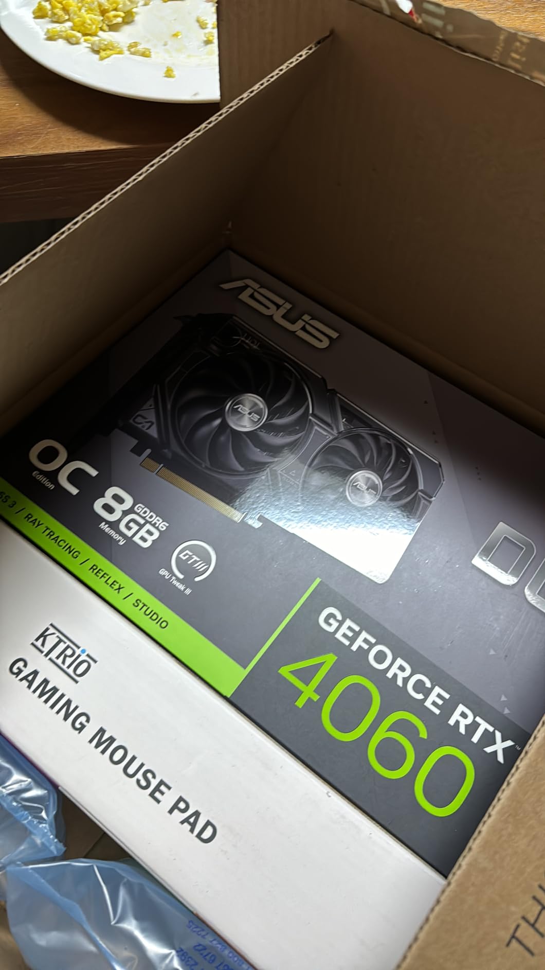 Dual GeForce RTX 4060 OC Edition 8GB GDDR6 (PCIe 4.0, 8GB GDDR6, DLSS 3, HDMI 2.1a, DisplayPort 1.4a, 2.5-Slot Design, Axial-tech Fan Design, 0dB Technology), 3 Year Warranty customer photo 2