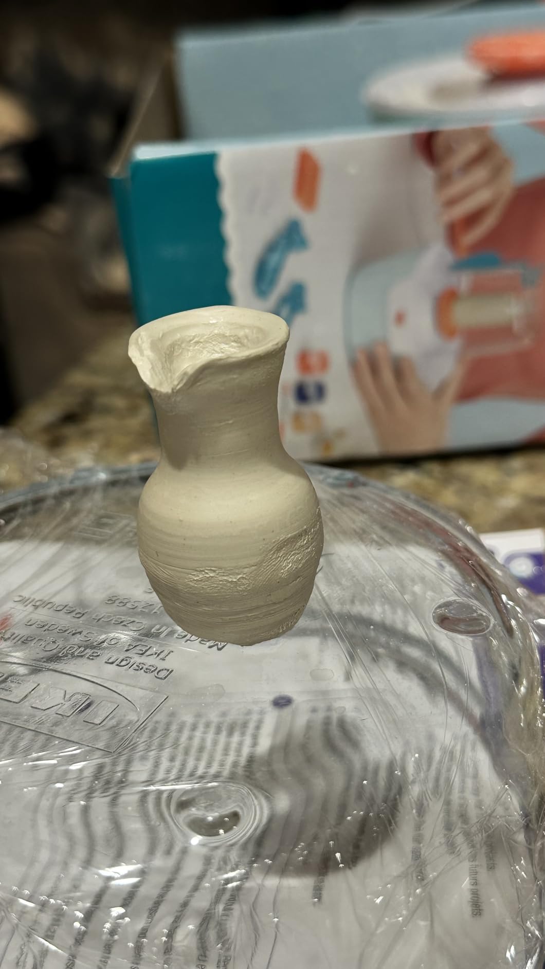 Make It Real Mini Pottery Studio - 26-Piece DIY Pottery Kit with Mess-Free Air Dry Clay - Create 10 Miniature Projects, Beginner to Master Levels - Innovative Centering Tool - Great for Kids Ages 8 customer photo 2