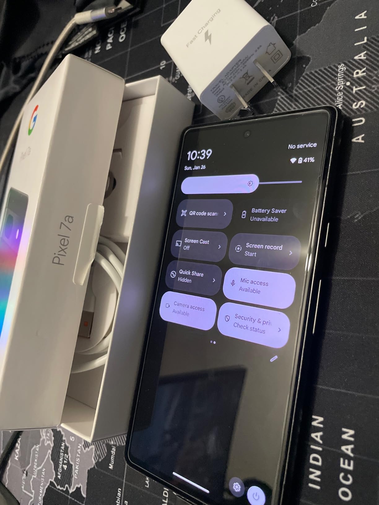 Google Pixel 7a 5G, 128GB, Charcoal - Unlocked (Renewed) customer photo 1