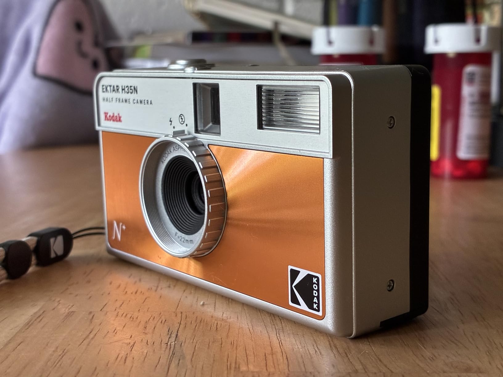 Kodak EKTAR H35N Half Frame Film Camera, 35mm, Reusable, Focus-Free, Bulb Function, Built-in Star Filter, Coated Improved Lens (Striped Green) customer photo 1