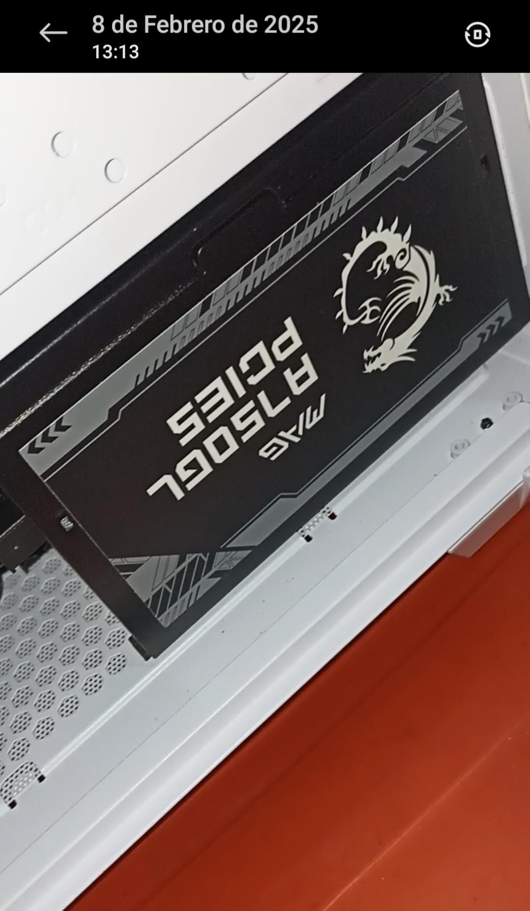 MSI MAG A750GL PCIE5, Fully Modular Compact Gaming 750W Power Supply, 80+ Gold, ATX 3.1 & PCIe 5.1 Ready, Native Dual-Color 12V-2x6 Cable, 10 Year Warranty customer photo 1