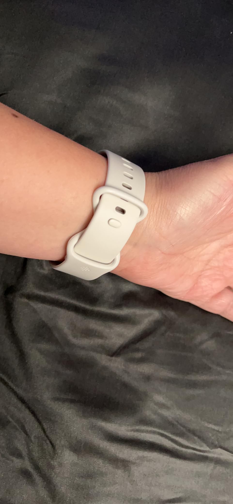 Fitbit Charge 6 Fitness Tracker with Google Apps - Heart Rate on Exercise Equipment - 3-Month Google Health Premium Membership Included - Health Tools - Porcelain/Silver - Small&Large Bands Included customer photo 2