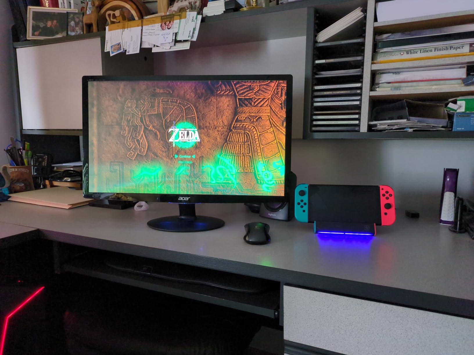 Switch Dock, TV Dock Station for Switch/Switch OLED with 4K@60Hz HDMI Output/Type C Port/USB 3.0 Port for Nintendo Switch Dock (Incompatible with Nintendo Switch 2) customer photo 1