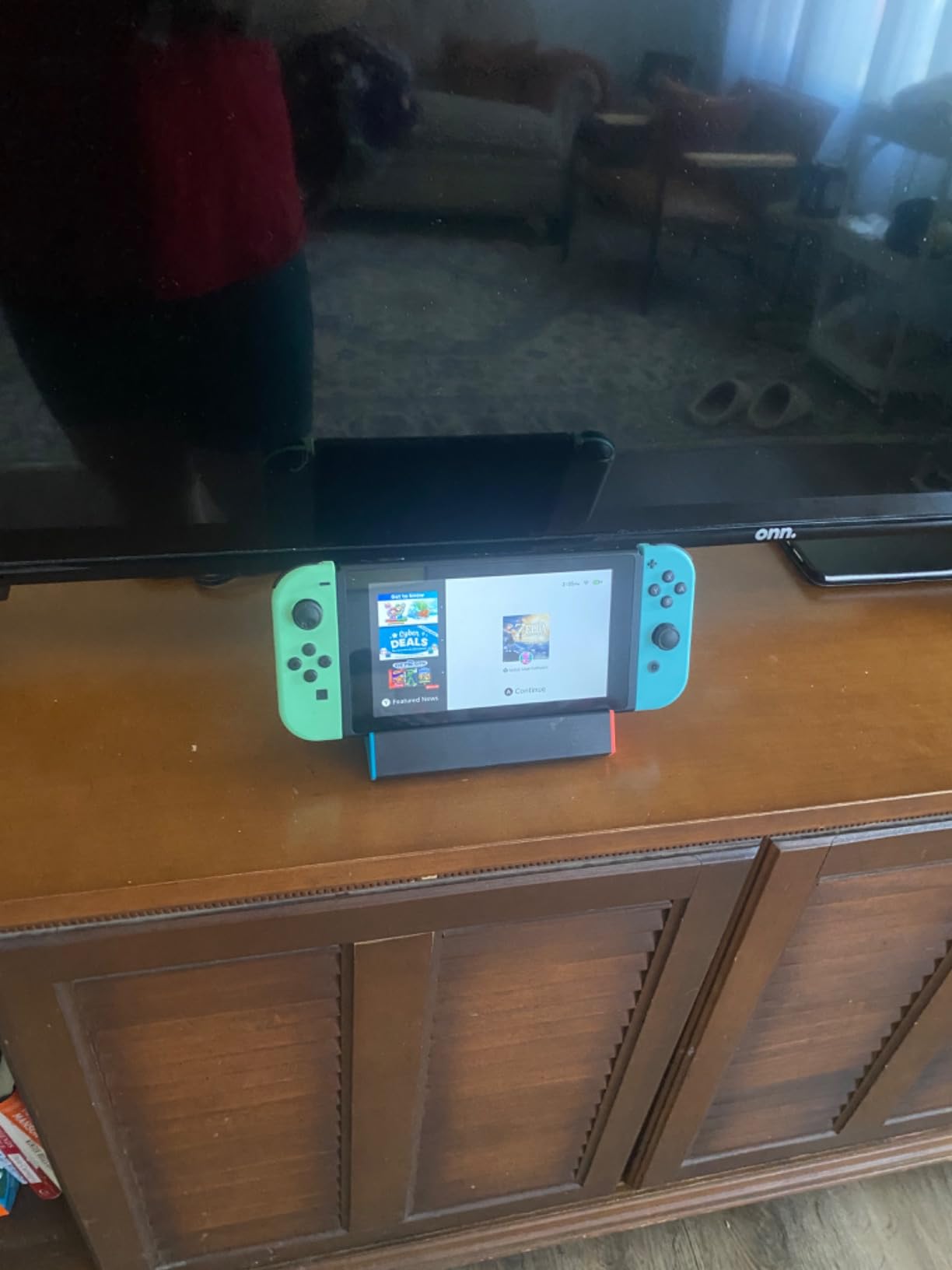 Switch Dock, TV Dock Station for Switch/Switch OLED with 4K@60Hz HDMI Output/Type C Port/USB 3.0 Port for Nintendo Switch Dock (Incompatible with Nintendo Switch 2) customer photo 2