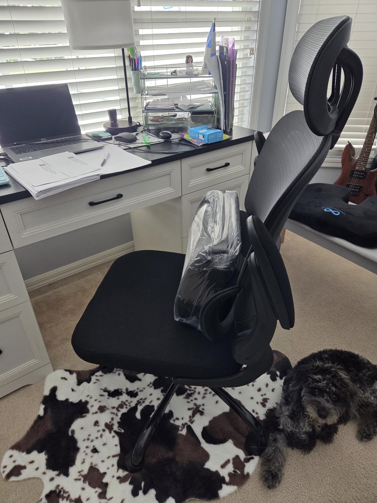 TRALT Office Chair Ergonomic Desk Chair, 330 LBS Home Mesh Office Desk Chairs with Wheels, Comfortable Gaming Chairs (White) customer photo 1