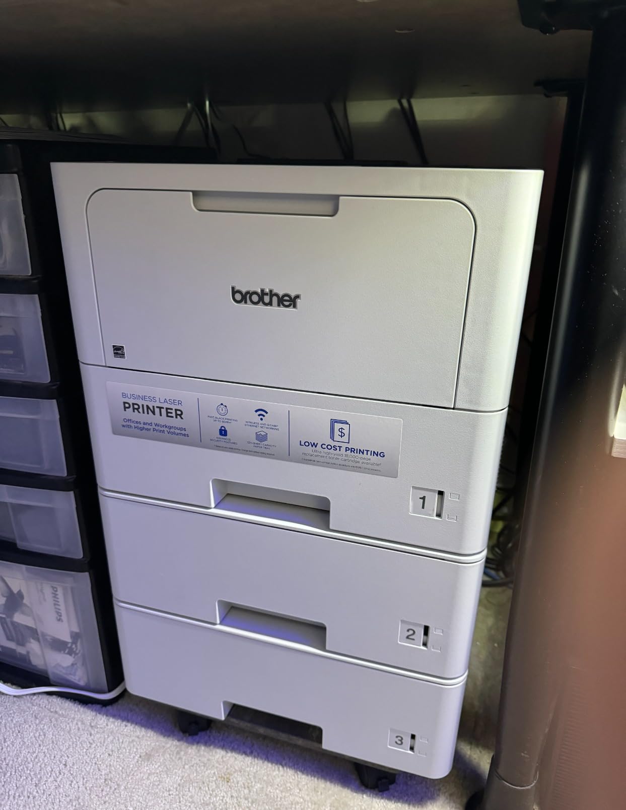 Brother Professional Laser Printer HL-6210DW with High-Speed 50 ppm Output, Advanced Security Features, and Wireless Networking for Business customer photo 2