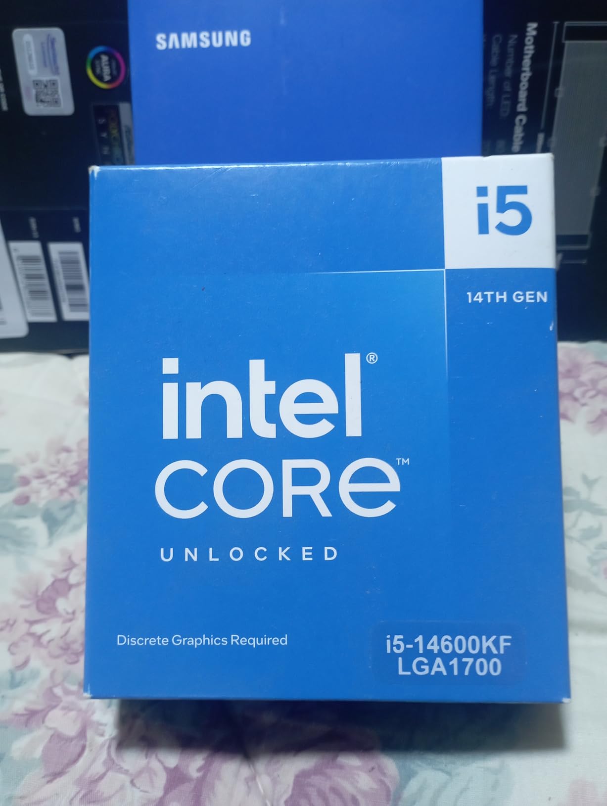 Intel Core i5-14600KF Gaming Desktop Processor 14 cores (6 P-cores + 8 E-cores) Unlocked customer photo 1