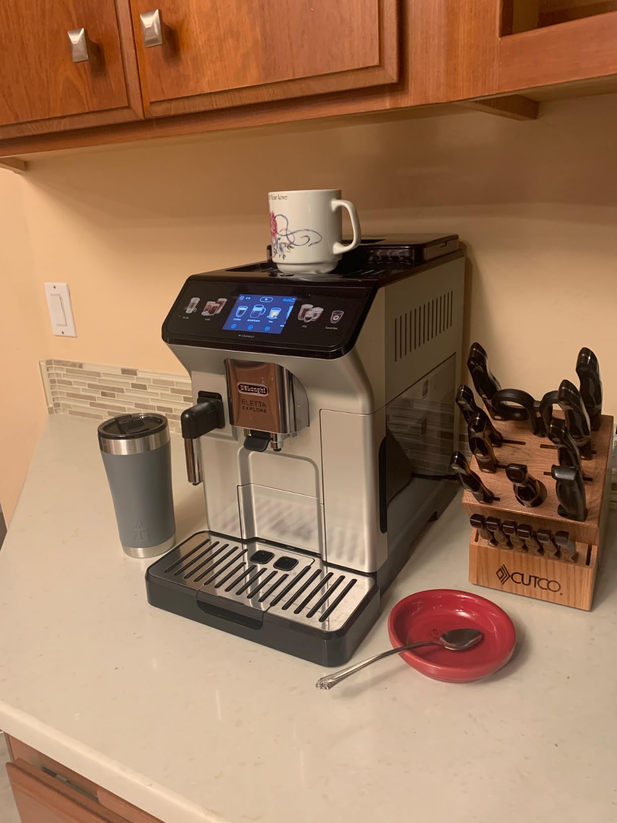 De'Longhi Eletta Explore Espresso Machine with Cold Brew, Hot & Cold Milk Frother - 50+ Recipes, Built in Grinder, Smartphone Compatible with Bean Adapt Technology for Ideal Extraction, 3.8 Pounds customer photo 2