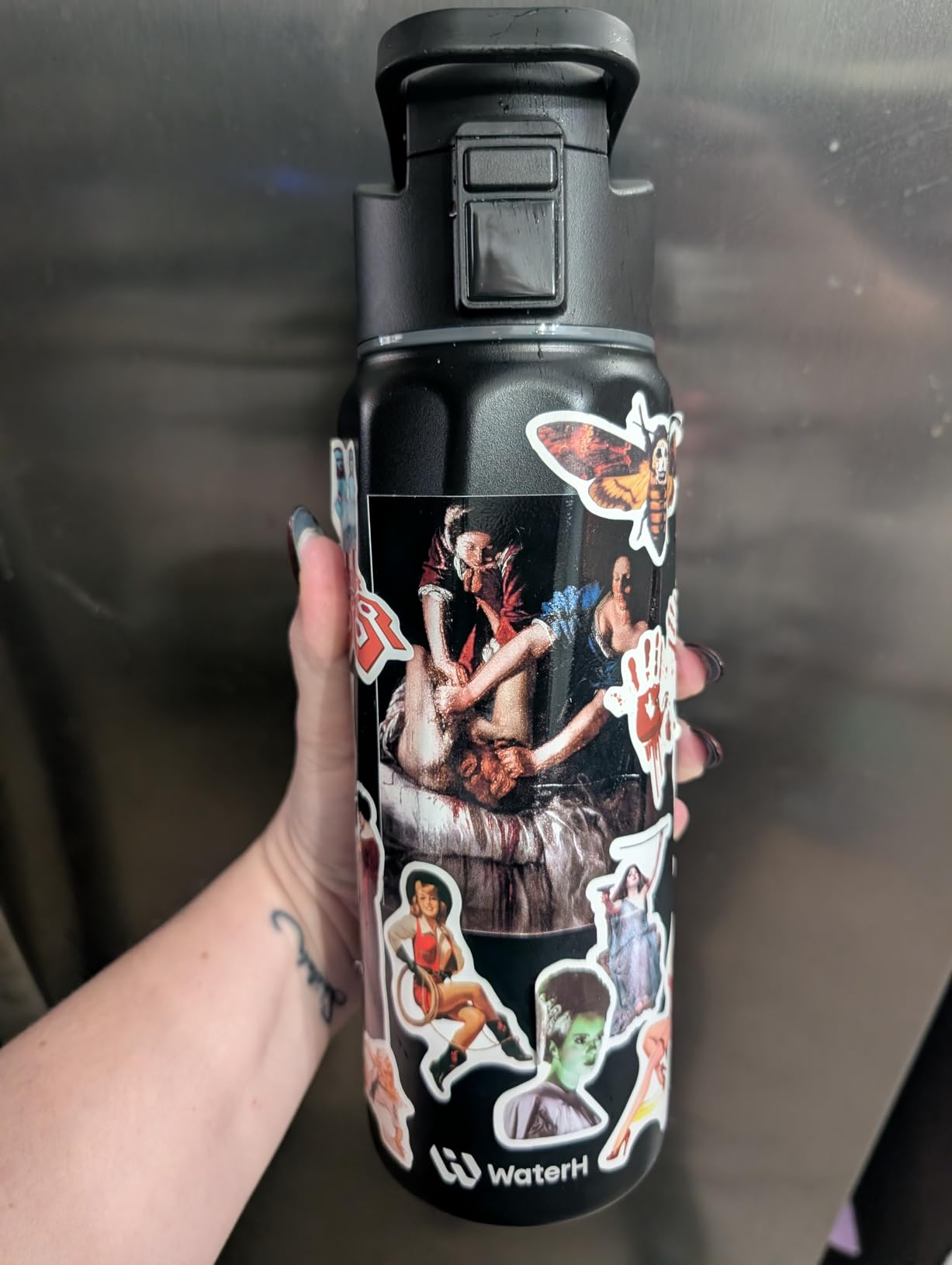 BOOST Smart Water Bottle with Reminder & Tracker, Double Wall Vacuum Insulated Bottles Stainless Steel, 32oz BPA-Free Wide Mouth for School, Gym, Office customer photo 2