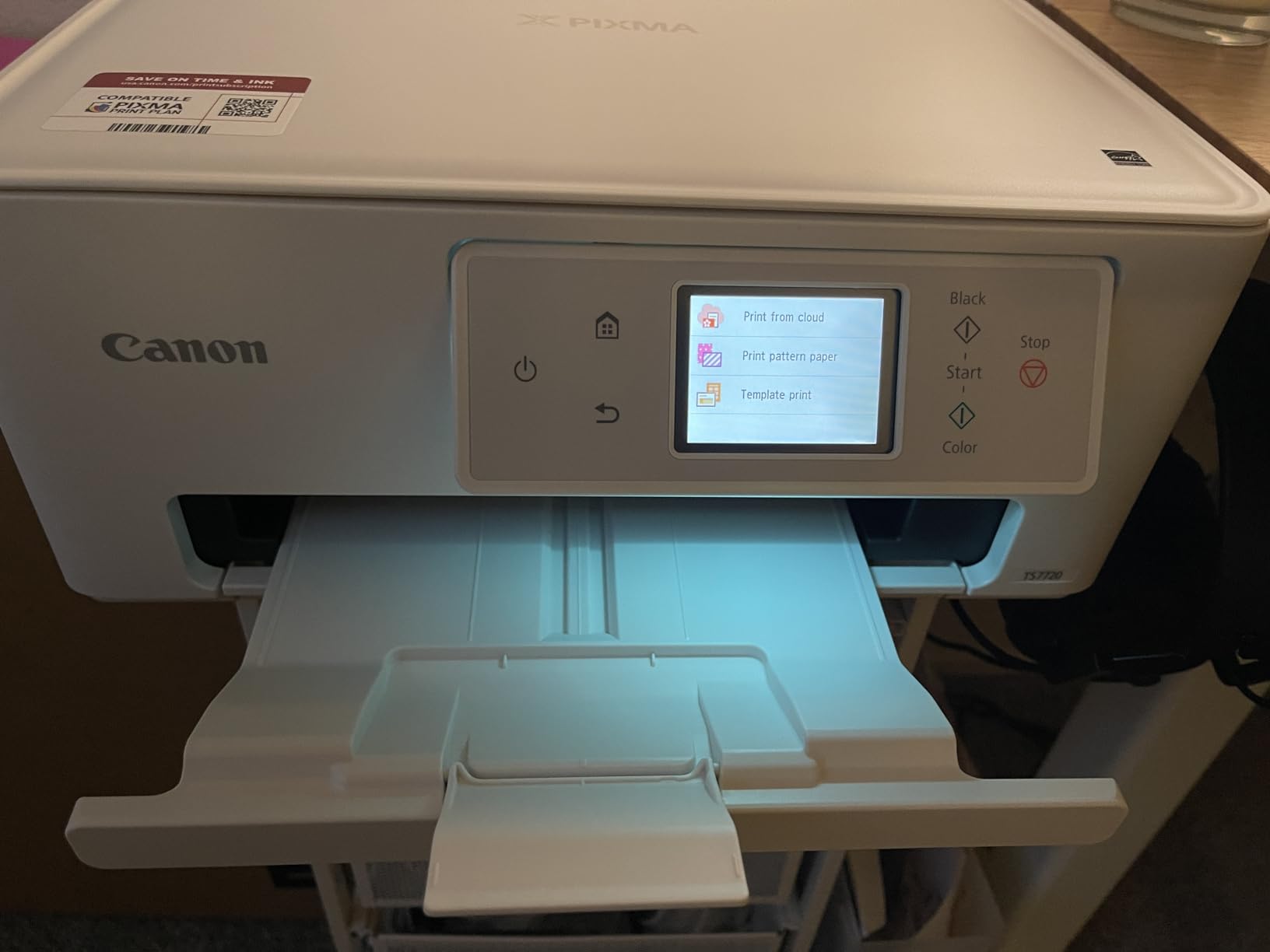 Canon PIXMA TS7720 Wireless All-in-One Color Inkjet Printer - Print, Copy, Scan - Auto Duplex, 15/10 PPM, 2.7