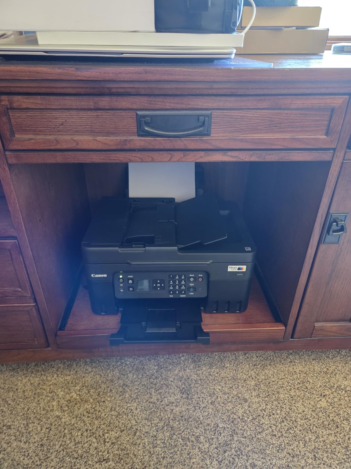 Canon MegaTank MAXIFY GX2020 All-in-One Wireless Color Printer - Print, Copy, Scan with Duplex Printing - Refillable Tank System customer photo 1