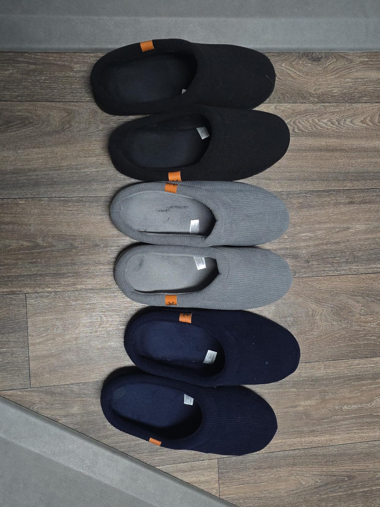 VeraCosy Men's Moccasin Slippers Comfy Soft Durable Slip-on Indoor Memory Foam House Shoes customer photo 2