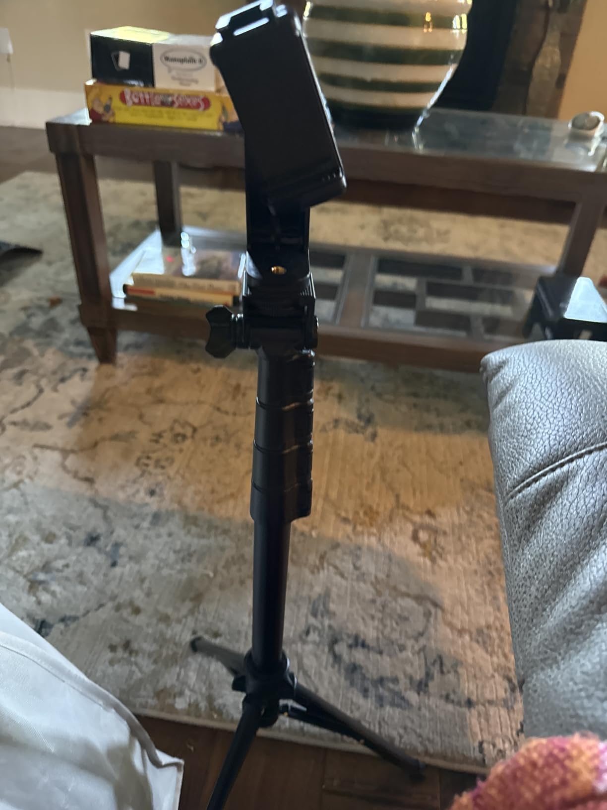 Liphisy 64” Tripod for Cell Phone & Camera with Remote and Phone Holder | Sturdy & Stable Height Adjustable Multi-Angle Shot Selfie Stick Tripod for Video Recording customer photo 1