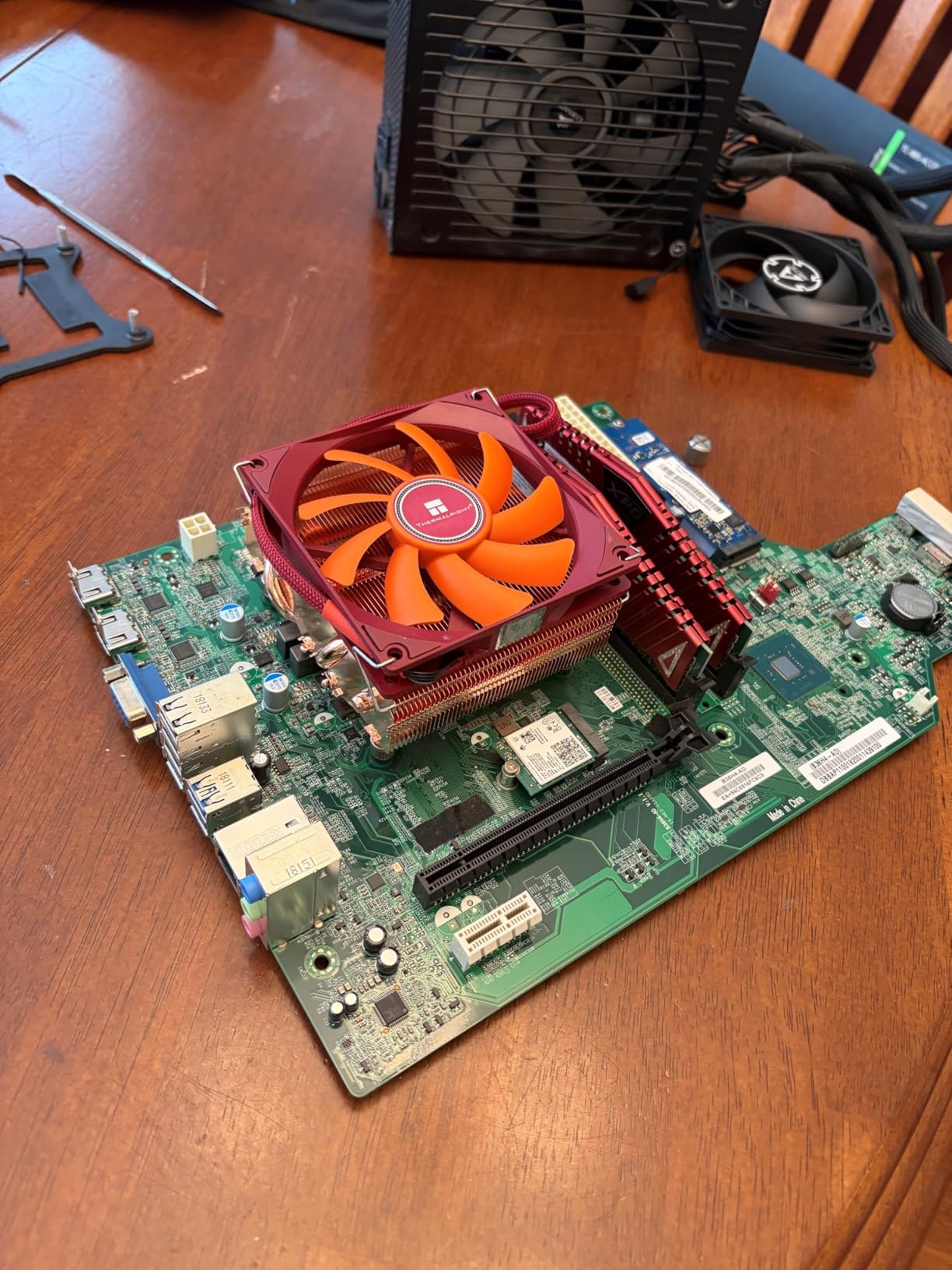 Thermalright AXP90-X53 Full Cooper Low Profile CPU Cooler ITX, with 92mm TL-9015R Slim PWM Fan ITX CPU Cooler, AGHP Technology, 53mm Height, for AMD AM4 AM5/Intel 1700/1150/1151/1200/1851 customer photo 1