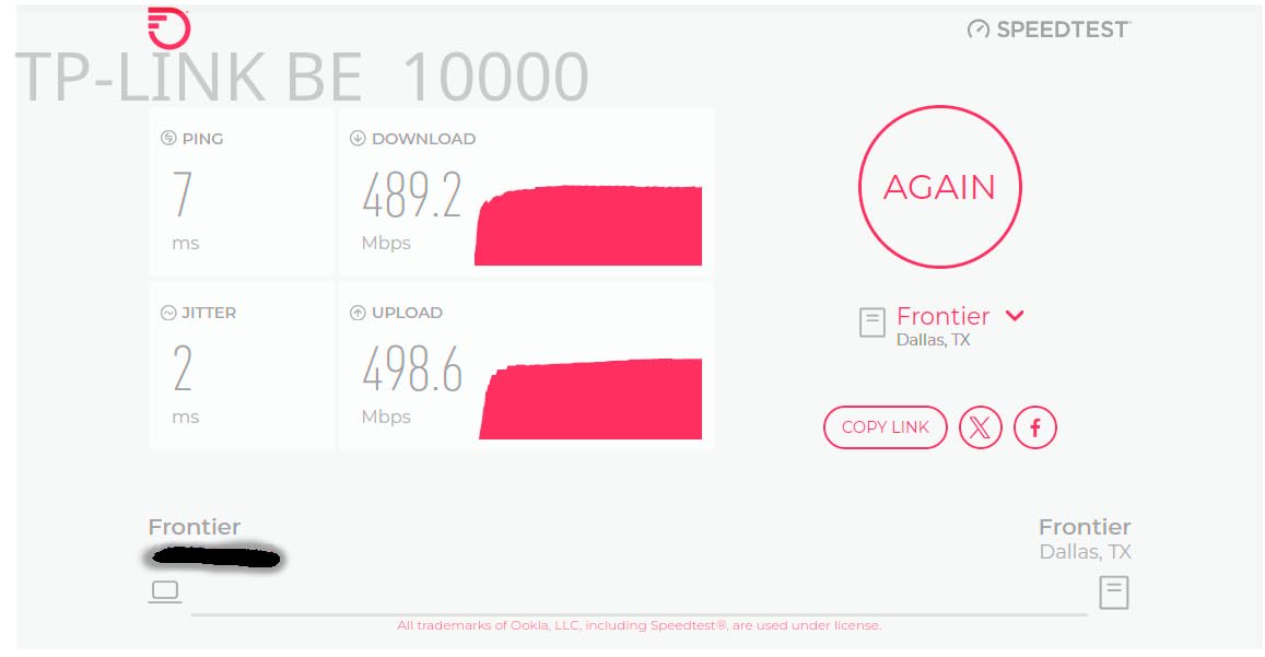 TP-Link Deco 7 Pro BE63 Tri-Band WiFi 7 BE10000 Whole Home Mesh System - 6-Stream 10 Gbps, 4x2.5G Ports Wired Backhaul, 3-Pack customer photo 1