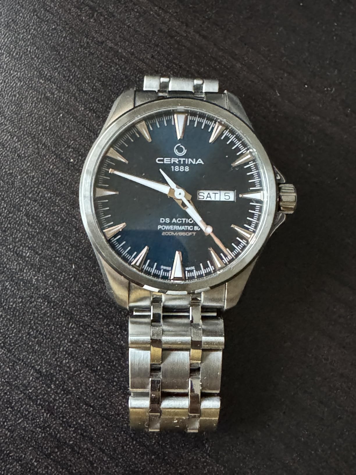Certina DS Action Day-Date Powermatic 80 Stainless Steel Swiss Automatic Watch customer photo 2