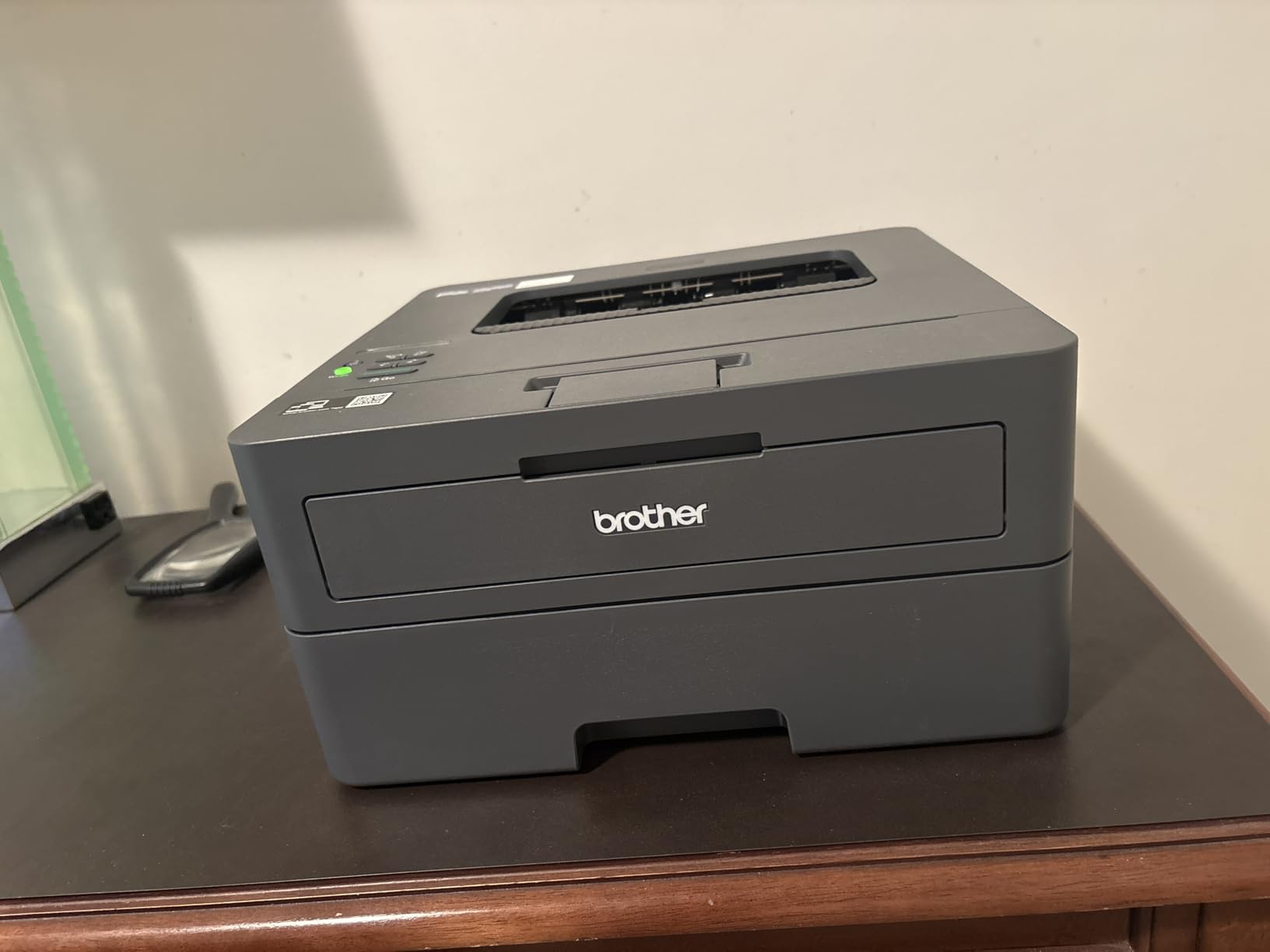 Brother HL-L2405W Wireless Compact Monochrome Laser Printer with Mobile Printing, Black & White Output | Includes Refresh Subscription Trial(1), Works with Alexa customer photo 2
